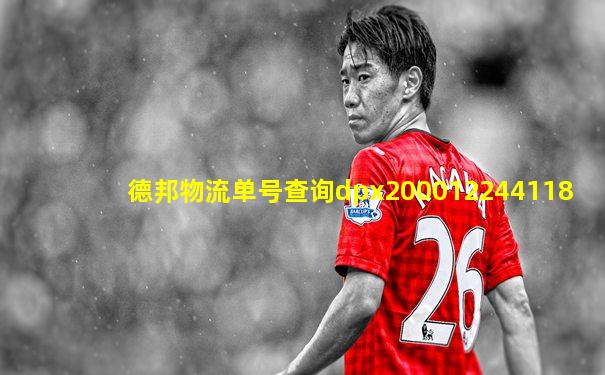 德邦物流单号查询dpx200012244118